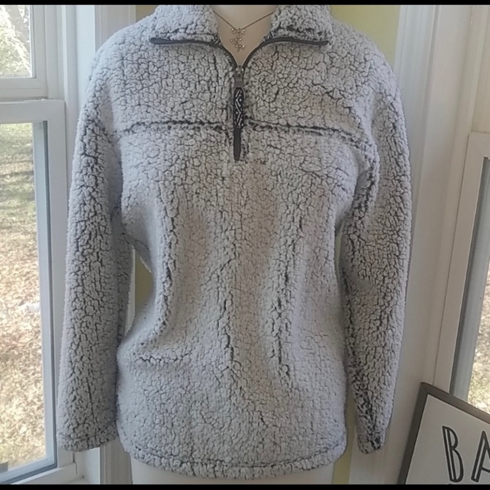 Sherpa half-zip pullover